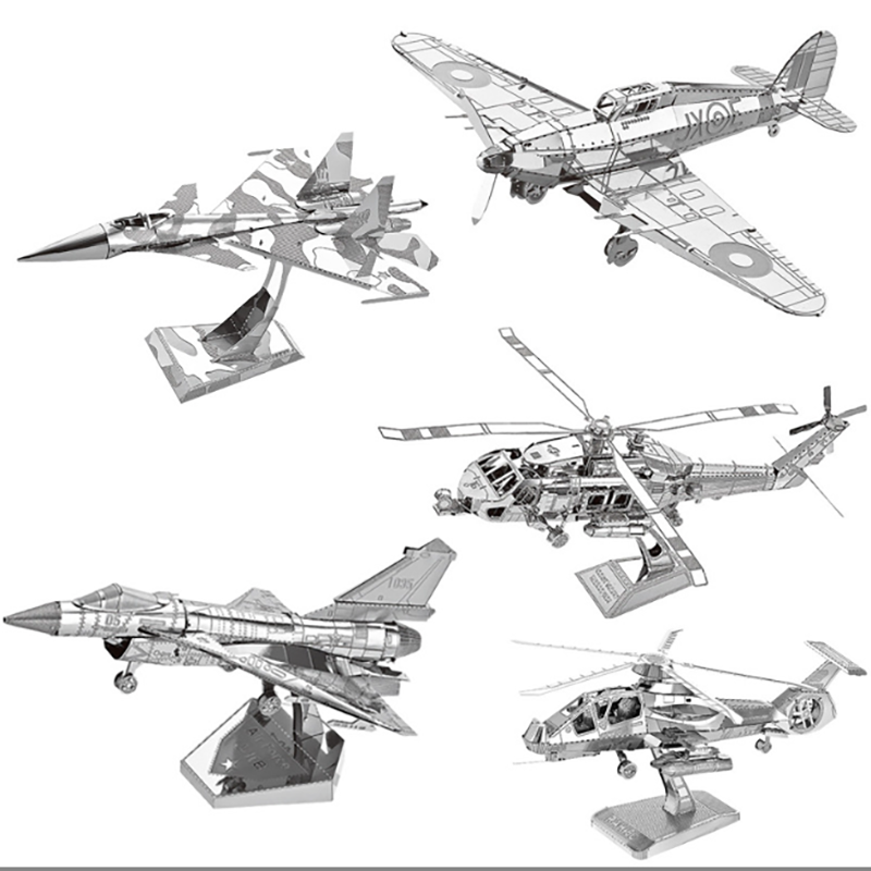 Model Kit Walmart - Plane 3D Metal Puzzle Model Kit