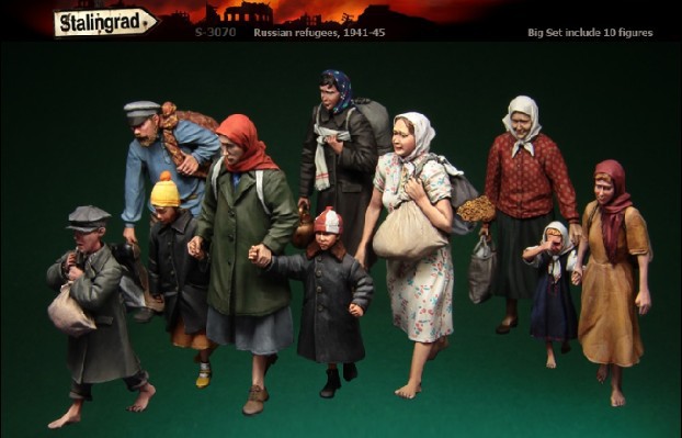 Model Kit Zza - 1/35 Model Kit Resin Kit Civilians