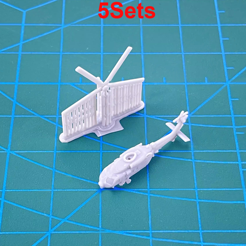 Model Kit Helicopter - 5Sets Model Z-20 Helicopter 1/2000 1500