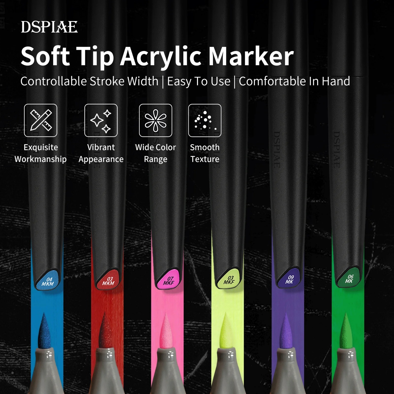 Model Kit Gunpla - DSPIAE Soft Tip Water Based Marker