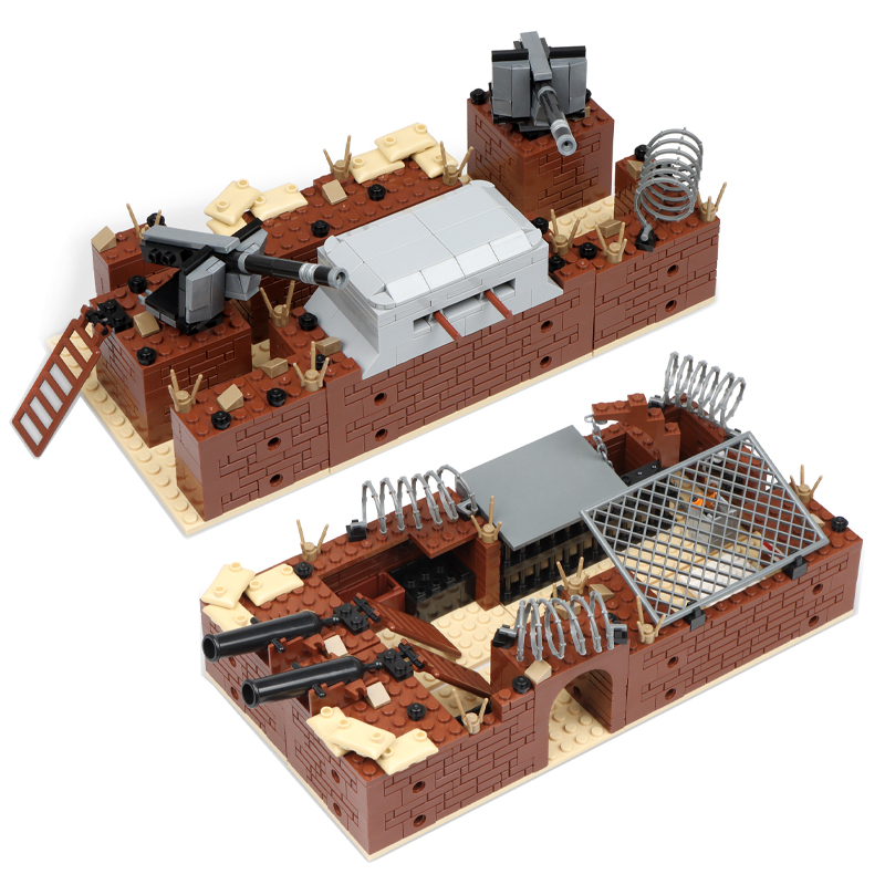 Hot WW2 Military Trench Bunker - Model Kit Gunpla recension och pris