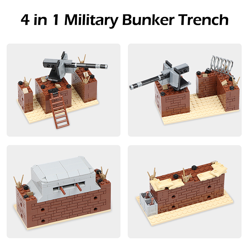 Hot WW2 Military Trench Bunker - Model Kit Gunpla recension och pris