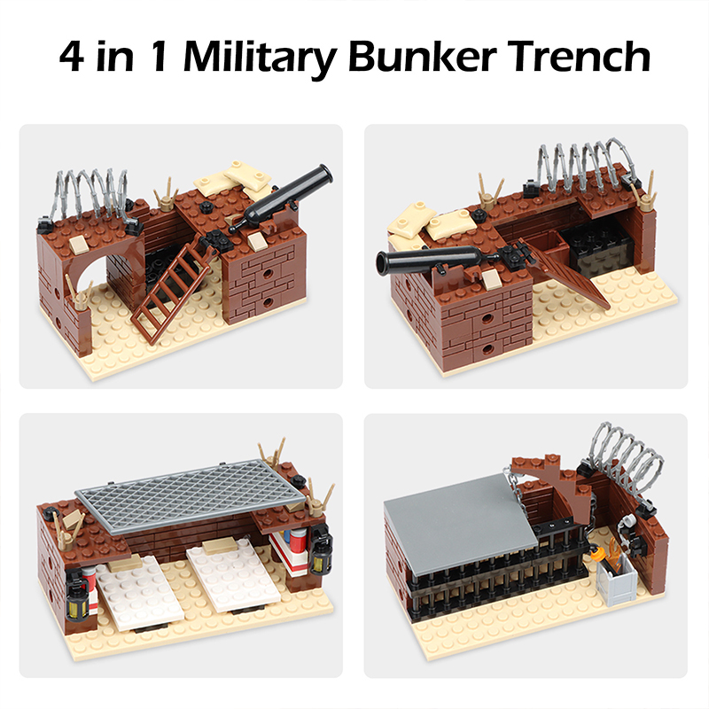 Hot WW2 Military Trench Bunker - Model Kit Gunpla recension och pris