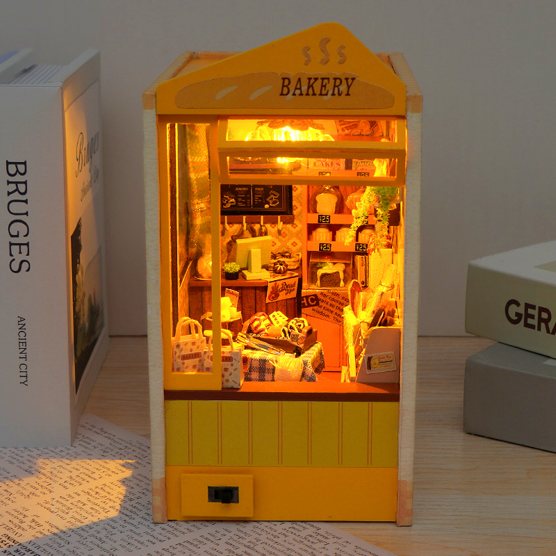 DIY Wooden Book Nook Insert Sh - Model Kit Japan Shop recension och pris