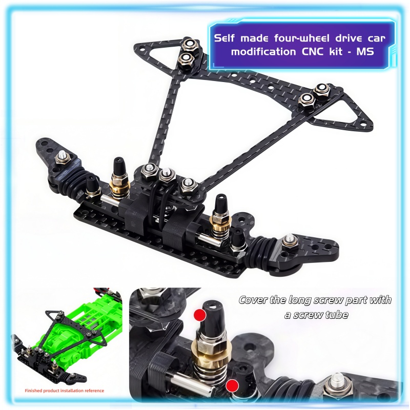 1SET Homemade Mini 4WD Carbon  - Model Kit Ms General recension och pris