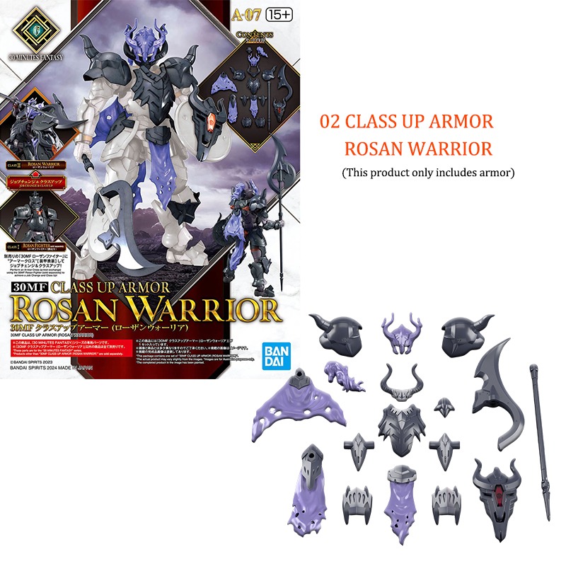 Original Bandai 30MF Rosan Fig - Model Kit Japan Shop recension och pris