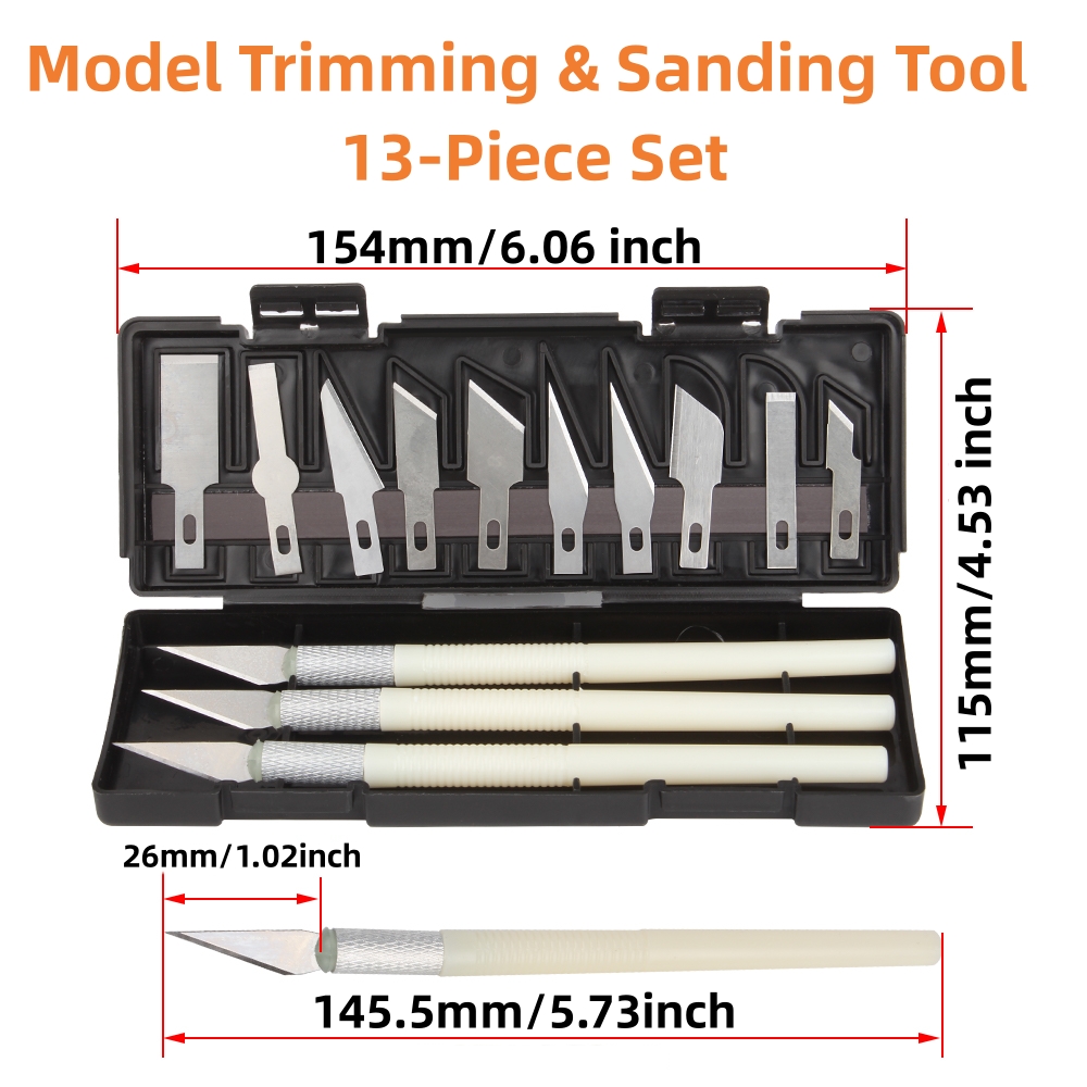 38 Pcs 3D Model Grinding Tool  - Model Kit Cutter recension och pris