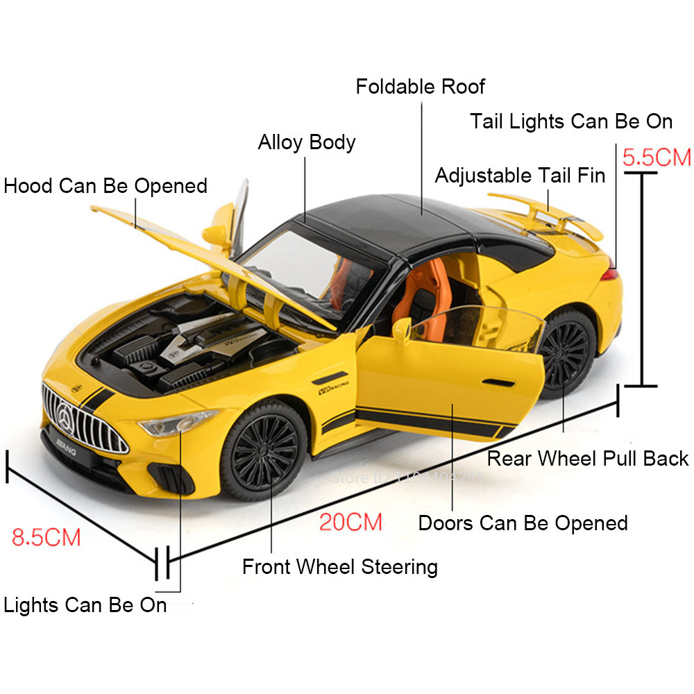 1:22 Scale SL63 G800 Model Min - Model Kit Porsche 911 recension och pris