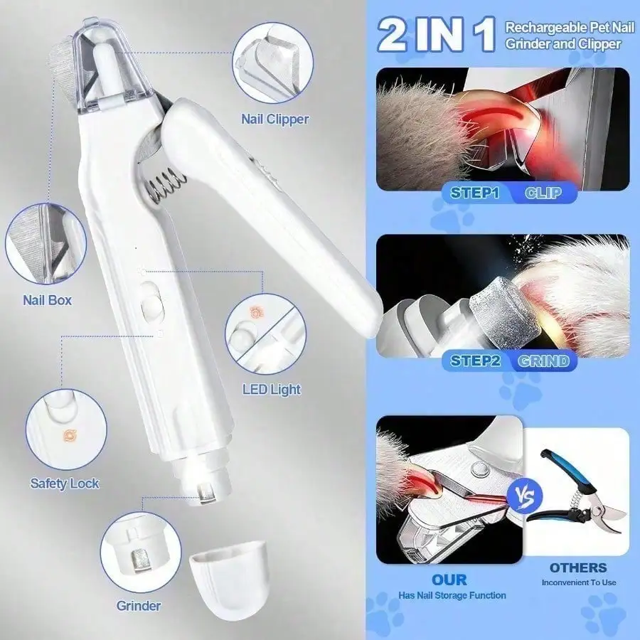 New model 2-In-1 Dog Nail Clip - Model Kit Clipper recension och pris