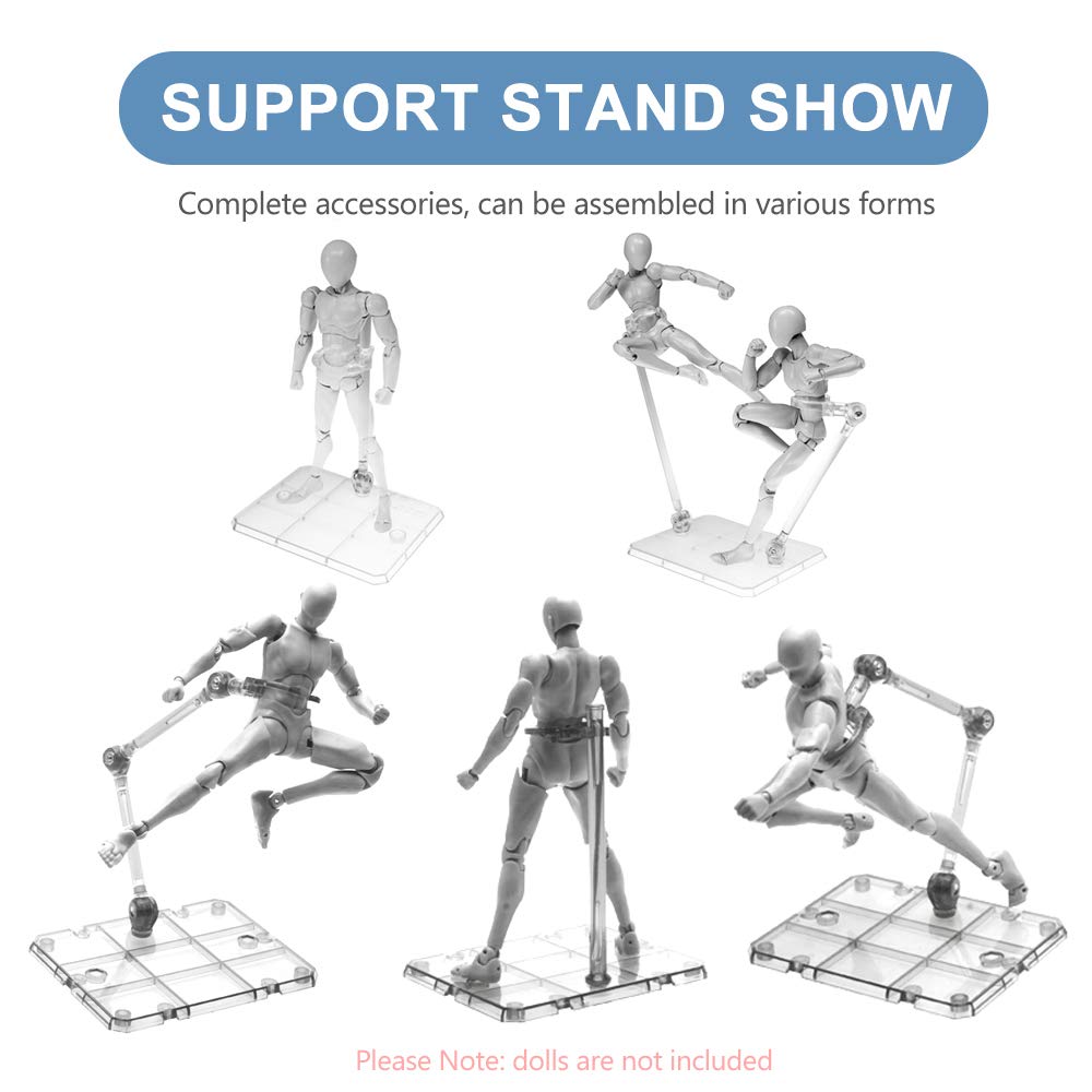 Clear Action Figure Stand,Asse - Model Kit Gunpla recension och pris