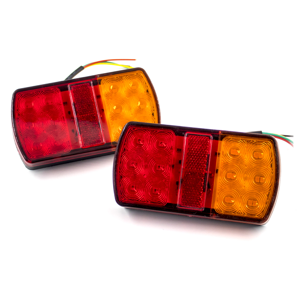 2Pcs Car Waterproof 12 LED Tai - Model Kit Ship recension och pris