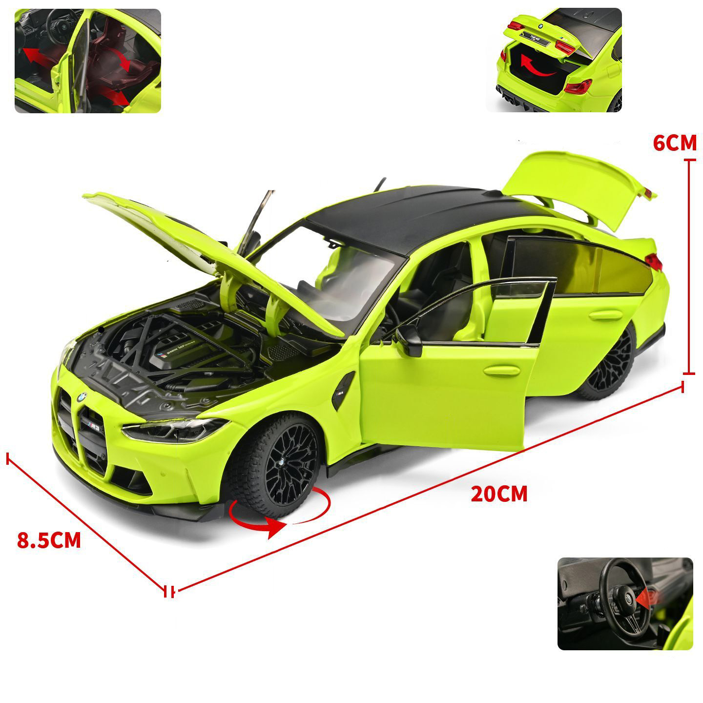 1:24 BMW M3 G80 Coupe Alloy Sp - Model Kit Porsche 911 recension och pris