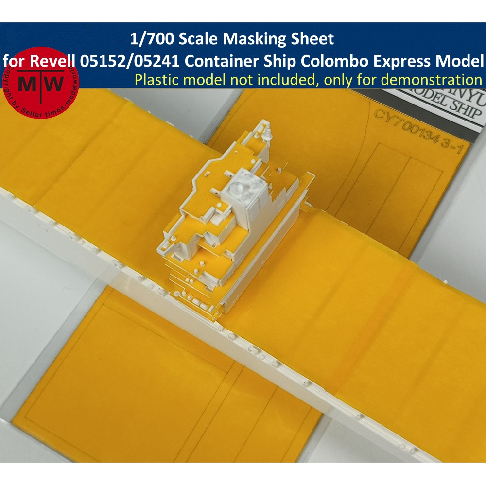 1/700 Scale Masking Sheet for  - Model Kit Revell recension och pris