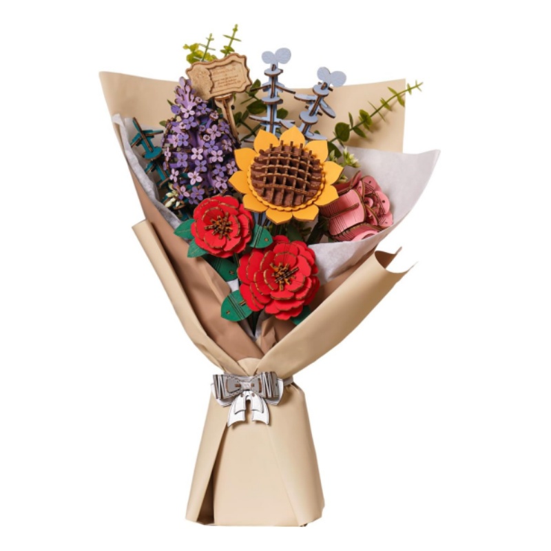 Rolife Wooden Flower Bouquet 3 - Model Kit Revell recension och pris