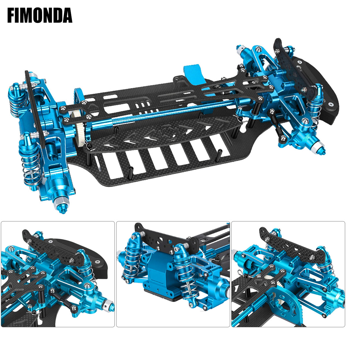 Aluminum & Carbon Fiber Frame  - Model Kit Helicopter recension och pris