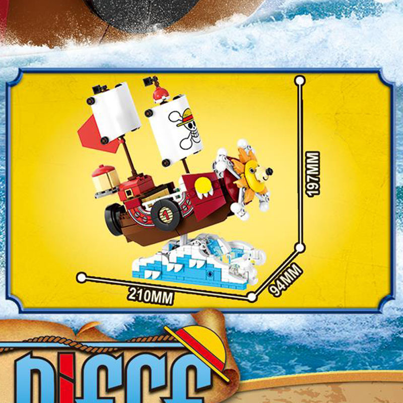 4in1 One Piece THOUSAND SUNNY  - Model Kit Ship recension och pris