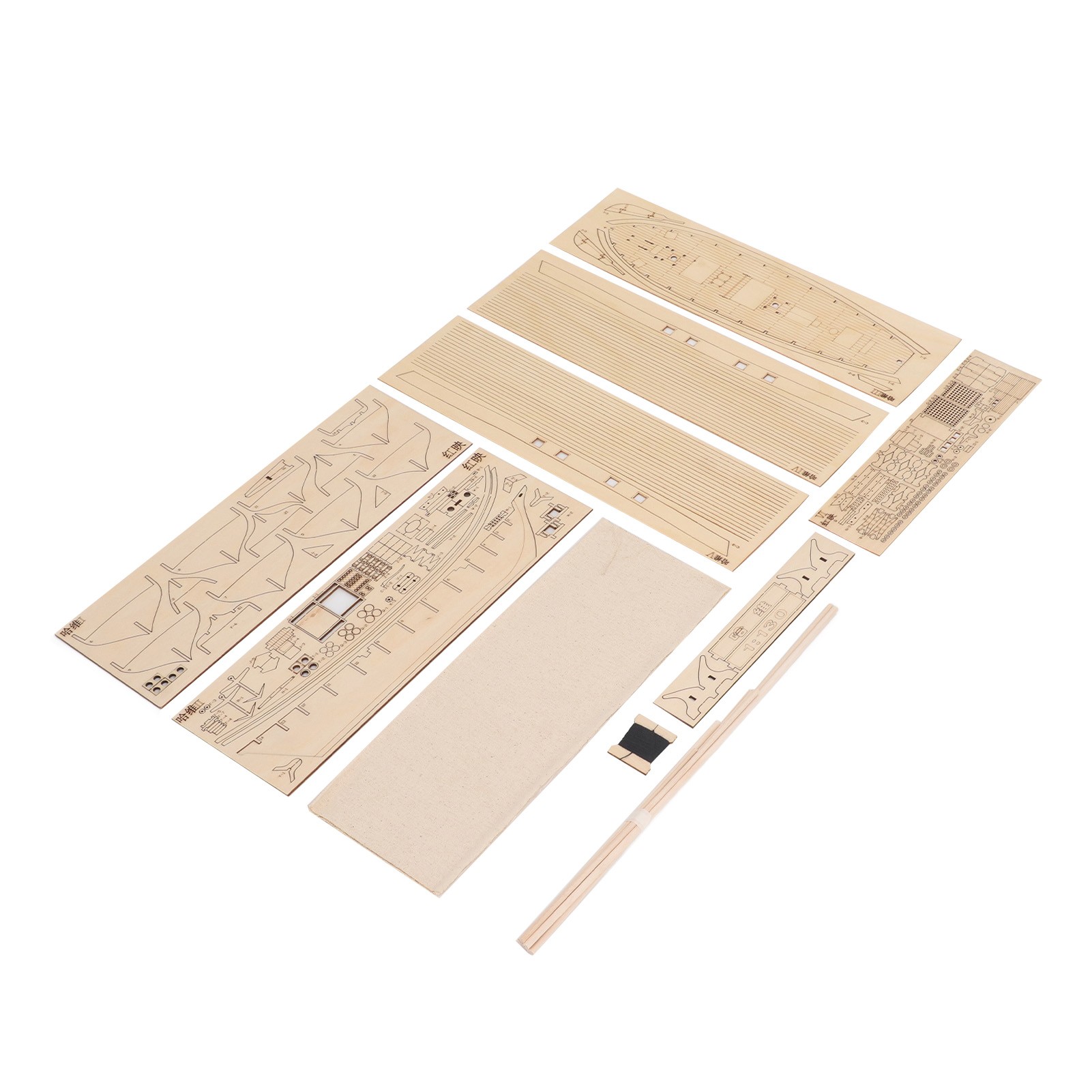 1:130 Wooden Sailboat Kit Inte - Model Kit Ship recension och pris