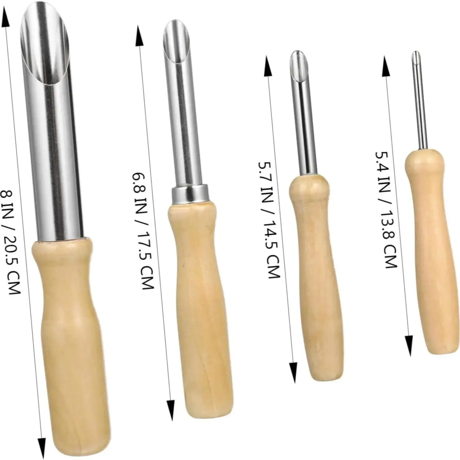 Essential 4-Piece Wooden Potte - Model Kit Cutter recension och pris